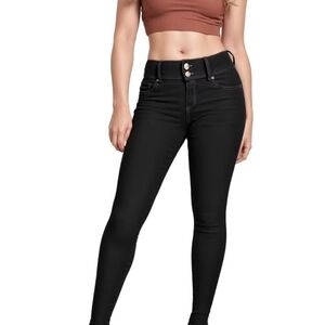 NWOT Hybrid & Company Women's Classic Black Skinny Jeans, Sz 11